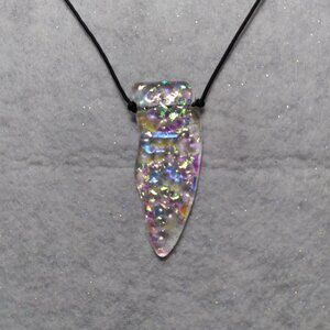 Glass Art Necklace (Vintage)